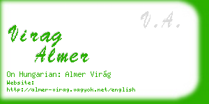 virag almer business card